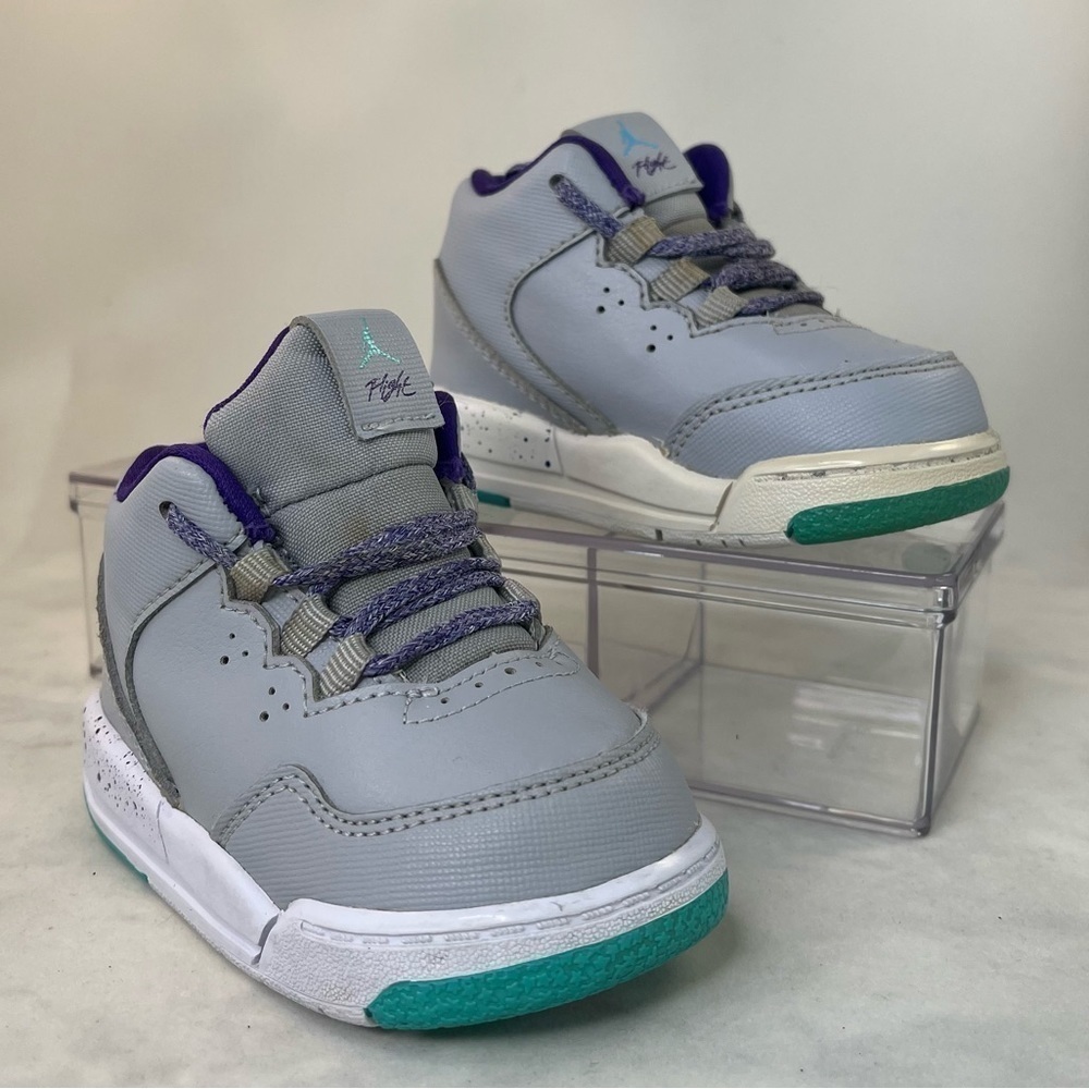 Jordan Flight Origin 2 Kids/baby sneakers size 4C Wolf Grey